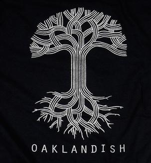 The Oaklandish Logo depicting the stylized roots, trunk, and branches of a tree.